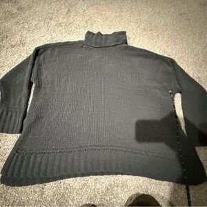 Aerie Dark Gray Turtleneck Sweater